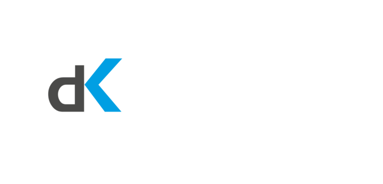 Logo van bedrijf De Krom, die de Roosrun sponsort.